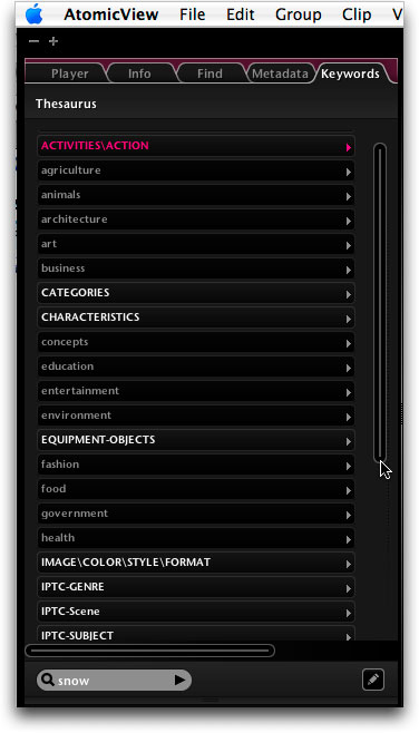 Top Level Hierarchies in the Controlled Vocabulary Keyword Catalog