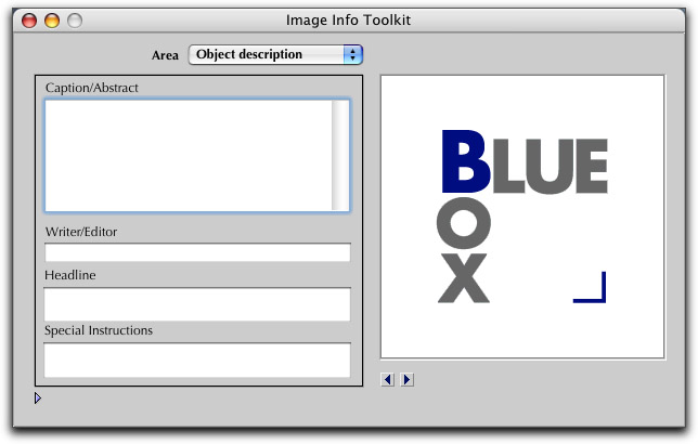 Standard Data Entry Screen